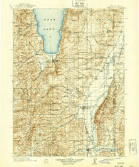 Randolph Utah Historical topographic map, 1:125000 scale, 30 X 30 Minute, Year 1912
