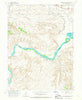 Rasmussen Hollow Utah Historical topographic map, 1:24000 scale, 7.5 X 7.5 Minute, Year 1965