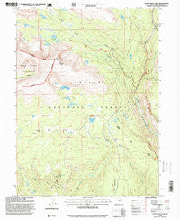 Rasmussen Lakes Utah Historical topographic map, 1:24000 scale, 7.5 X 7.5 Minute, Year 1996
