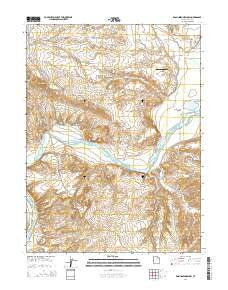Rasmussen Hollow Utah Current topographic map, 1:24000 scale, 7.5 X 7.5 Minute, Year 2014