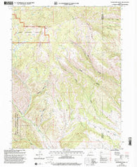 Raspberry Knoll Utah Historical topographic map, 1:24000 scale, 7.5 X 7.5 Minute, Year 1998