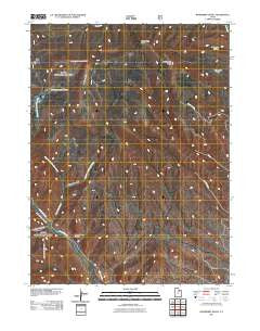 Raspberry Knoll Utah Historical topographic map, 1:24000 scale, 7.5 X 7.5 Minute, Year 2011