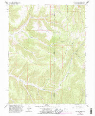 Rat Hole Ridge Utah Historical topographic map, 1:24000 scale, 7.5 X 7.5 Minute, Year 1966