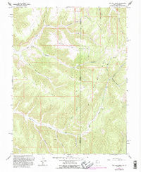 Rat Hole Ridge Utah Historical topographic map, 1:24000 scale, 7.5 X 7.5 Minute, Year 1966