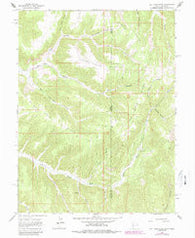 Rat Hole Ridge Utah Historical topographic map, 1:24000 scale, 7.5 X 7.5 Minute, Year 1966