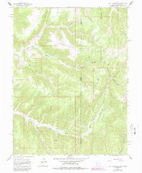 Rat Hole Ridge Utah Historical topographic map, 1:24000 scale, 7.5 X 7.5 Minute, Year 1966