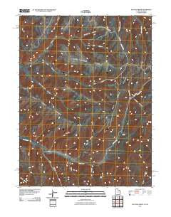Rat Hole Ridge Utah Historical topographic map, 1:24000 scale, 7.5 X 7.5 Minute, Year 2011