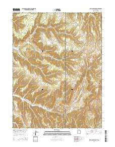 Rat Hole Ridge Utah Current topographic map, 1:24000 scale, 7.5 X 7.5 Minute, Year 2014