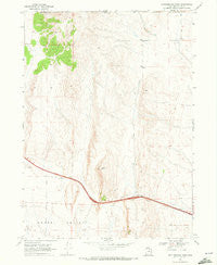 Rattlesnake Pass Utah Historical topographic map, 1:24000 scale, 7.5 X 7.5 Minute, Year 1968