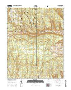 Ray Mesa Utah Current topographic map, 1:24000 scale, 7.5 X 7.5 Minute, Year 2014