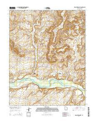 Recapture Pocket Utah Current topographic map, 1:24000 scale, 7.5 X 7.5 Minute, Year 2014