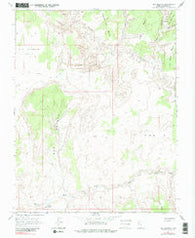 Red Breaks Utah Historical topographic map, 1:24000 scale, 7.5 X 7.5 Minute, Year 1964