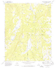 Red Creek Reservoir Utah Historical topographic map, 1:24000 scale, 7.5 X 7.5 Minute, Year 1971
