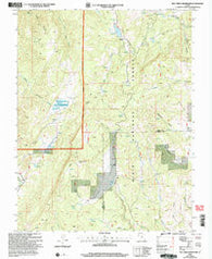 Red Creek Reservoir Utah Historical topographic map, 1:24000 scale, 7.5 X 7.5 Minute, Year 2002