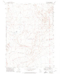 Red Dome Utah Historical topographic map, 1:24000 scale, 7.5 X 7.5 Minute, Year 1971