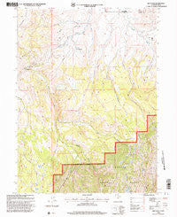 Red Hole Utah Historical topographic map, 1:24000 scale, 7.5 X 7.5 Minute, Year 1998