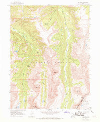 Red Knob Utah Historical topographic map, 1:24000 scale, 7.5 X 7.5 Minute, Year 1967