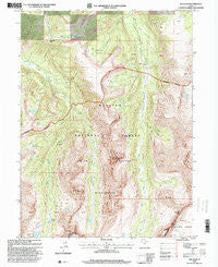 Red Knob Utah Historical topographic map, 1:24000 scale, 7.5 X 7.5 Minute, Year 1996