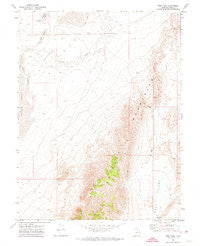 Red Pass Utah Historical topographic map, 1:24000 scale, 7.5 X 7.5 Minute, Year 1971