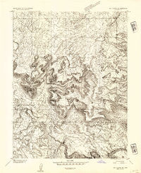 Red Plateau SE Utah Historical topographic map, 1:24000 scale, 7.5 X 7.5 Minute, Year 1953