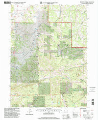 Red Spur Mountain Utah Historical topographic map, 1:24000 scale, 7.5 X 7.5 Minute, Year 1998