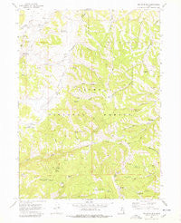 Red Spur Mtn Utah Historical topographic map, 1:24000 scale, 7.5 X 7.5 Minute, Year 1969