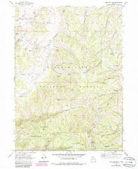 Red Spur Mtn Utah Historical topographic map, 1:24000 scale, 7.5 X 7.5 Minute, Year 1986