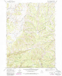 Red Spur Mtn Utah Historical topographic map, 1:24000 scale, 7.5 X 7.5 Minute, Year 1986