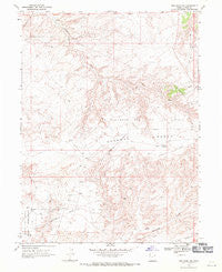 Red Wash NW Utah Historical topographic map, 1:24000 scale, 7.5 X 7.5 Minute, Year 1968