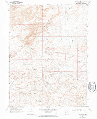Red Wash SE Utah Historical topographic map, 1:24000 scale, 7.5 X 7.5 Minute, Year 1968