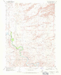 Red Wash SW Utah Historical topographic map, 1:24000 scale, 7.5 X 7.5 Minute, Year 1968