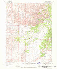 Red Wash Utah Historical topographic map, 1:24000 scale, 7.5 X 7.5 Minute, Year 1968