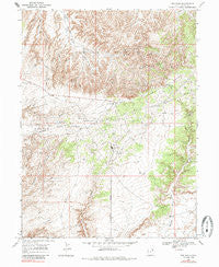 Red Wash Utah Historical topographic map, 1:24000 scale, 7.5 X 7.5 Minute, Year 1968