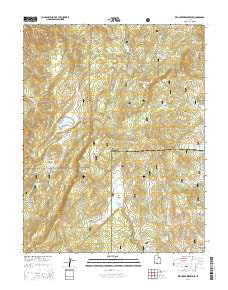 Red Creek Reservoir Utah Current topographic map, 1:24000 scale, 7.5 X 7.5 Minute, Year 2014