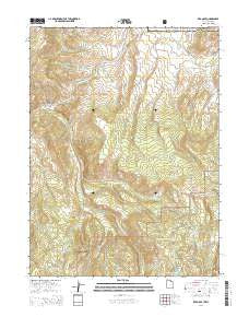 Red Hole Utah Current topographic map, 1:24000 scale, 7.5 X 7.5 Minute, Year 2014