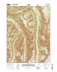 Red Knob Utah Current topographic map, 1:24000 scale, 7.5 X 7.5 Minute, Year 2014