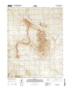 Red Knolls Utah Current topographic map, 1:24000 scale, 7.5 X 7.5 Minute, Year 2014
