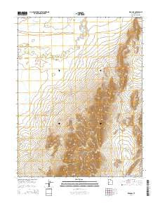 Red Pass Utah Current topographic map, 1:24000 scale, 7.5 X 7.5 Minute, Year 2014
