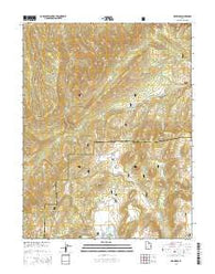 Red Ridge Utah Current topographic map, 1:24000 scale, 7.5 X 7.5 Minute, Year 2014