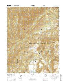 Red Ridge Utah Current topographic map, 1:24000 scale, 7.5 X 7.5 Minute, Year 2014