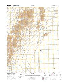 Red Rock Knoll Utah Current topographic map, 1:24000 scale, 7.5 X 7.5 Minute, Year 2014