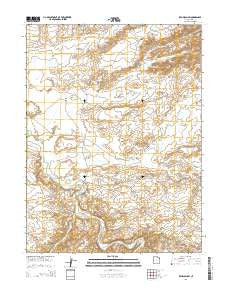Red Wash SW Utah Current topographic map, 1:24000 scale, 7.5 X 7.5 Minute, Year 2014