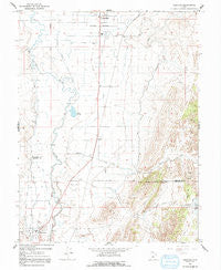 Redmond Utah Historical topographic map, 1:24000 scale, 7.5 X 7.5 Minute, Year 1966