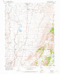 Redmond Utah Historical topographic map, 1:24000 scale, 7.5 X 7.5 Minute, Year 1966