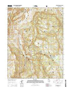 Rex Reservoir Utah Current topographic map, 1:24000 scale, 7.5 X 7.5 Minute, Year 2014