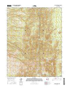 Rice Mountain Utah Current topographic map, 1:24000 scale, 7.5 X 7.5 Minute, Year 2017