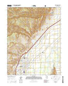 Richfield Utah Current topographic map, 1:24000 scale, 7.5 X 7.5 Minute, Year 2014
