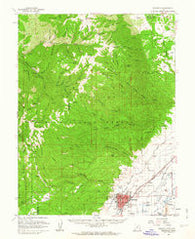 Richfield Utah Historical topographic map, 1:62500 scale, 15 X 15 Minute, Year 1961