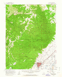 Richfield Utah Historical topographic map, 1:62500 scale, 15 X 15 Minute, Year 1961