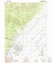 Richfield Utah Historical topographic map, 1:24000 scale, 7.5 X 7.5 Minute, Year 1986